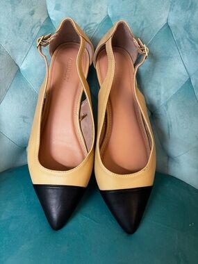 Old Navy Two-Tone Pointed Slingback Flats Size 11